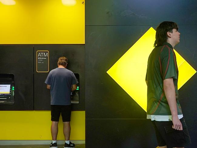 Commonwealth Bank will impose a new withdrawal fee to customers in store and over the phone. Picture: NewsWire / Luis Enrique Ascui