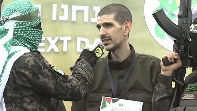 Levy, who was released by Hamas on February 8, 2025. Picture: X/Twitter