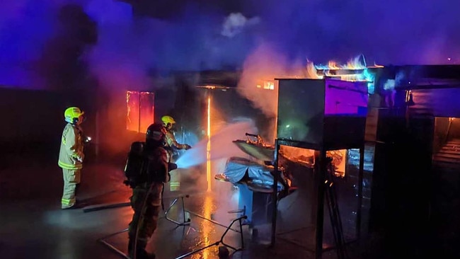 Mittagong RFS attended a fire at a business on Bong Bong St in Bowral on October 15.