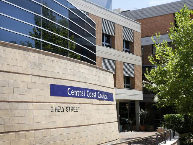 Central Coast Council has an accumulated debt of $565m. Picture: Mark Scott