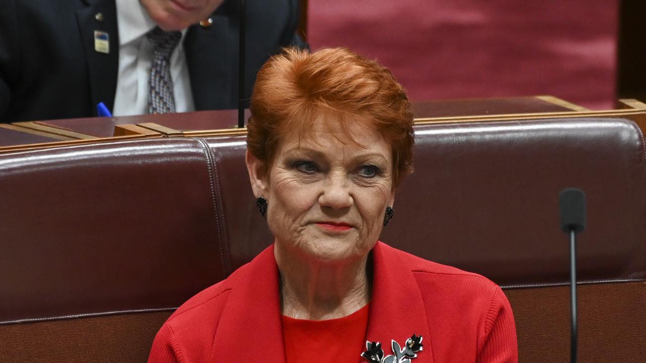 Senator Pauline Hanson and her executive branch have decided to go in a new direction of leadership for the NSW branch of the party.. Picture: NCA NewsWire / Martin Ollman