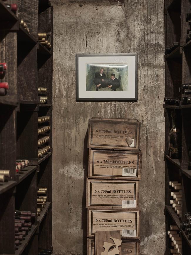 A cellar at Brown Brothers whose vineyard is steeped in history. Picture: Mark Roper