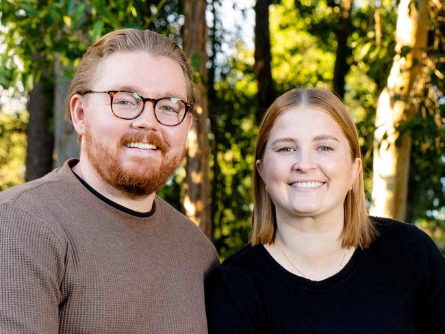 Brayden Condon and Bec Treby are looking to buy their first home, Wednesday, June 4, 2025 - Picture: Richard Walker