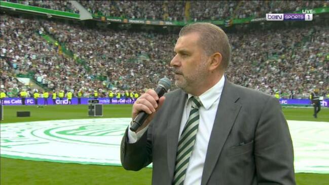 Ange Postecoglou to Celtic faithful: ‘We never stop!’