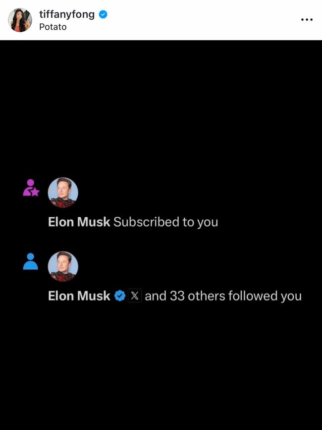 Musk’s following was a financial boon for Tiffany Fong.