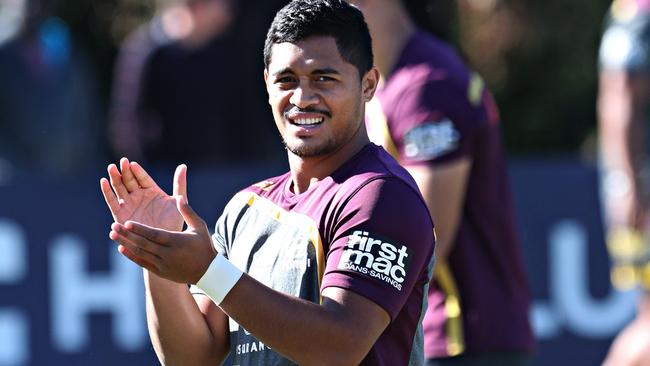 Anthony Milford at Broncos training.