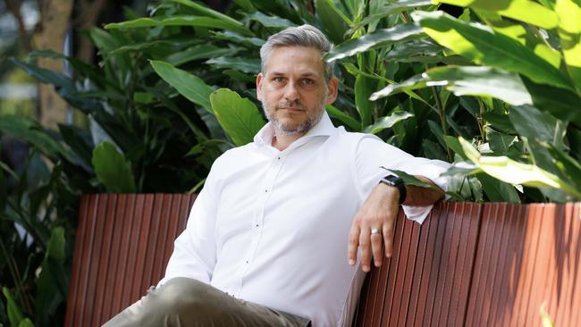 Greens MP Michael Berkman takes stock after the Greens’ poor showing in inner-city Brisbane at last Saturday’s state election. Picture: Lachie Millard