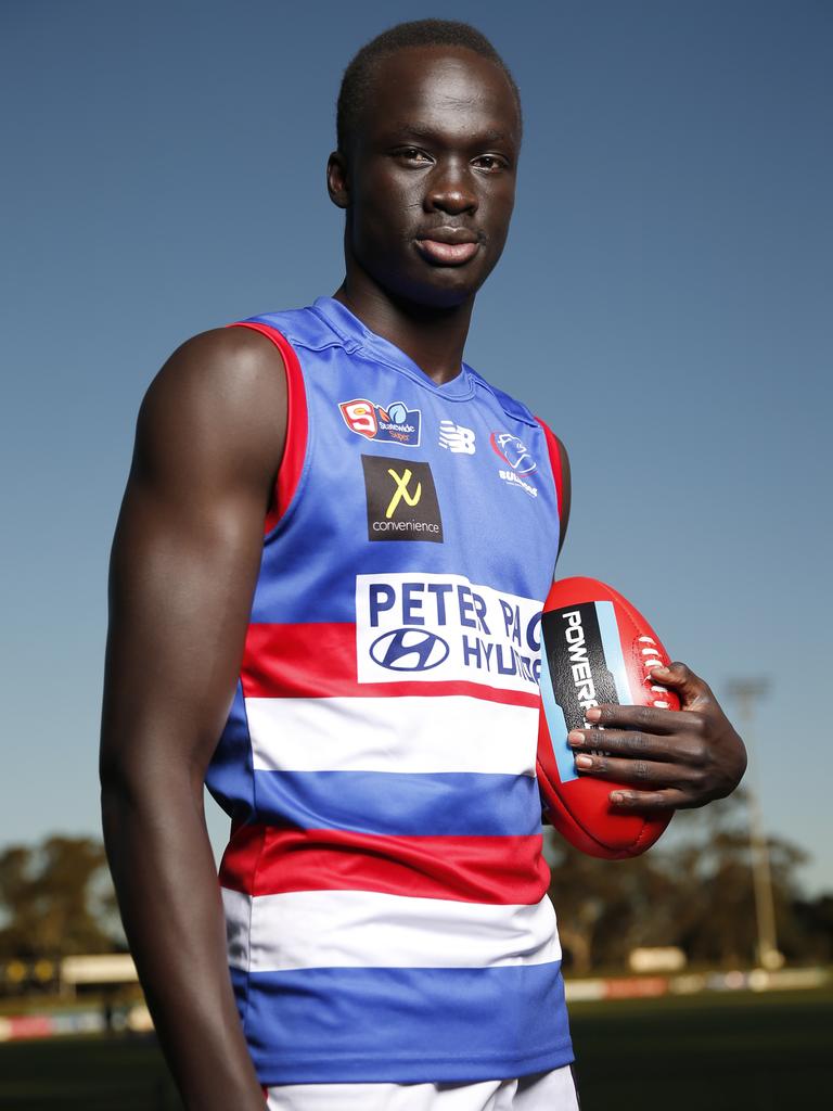 Central’s Leek Alleer has some interest inside the top 30. Picture: Cory Sutton/SANFL