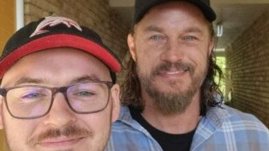 Travis Fimmel spotted at Monicas Cafe & Dining Maleny. Picture - Facebook.