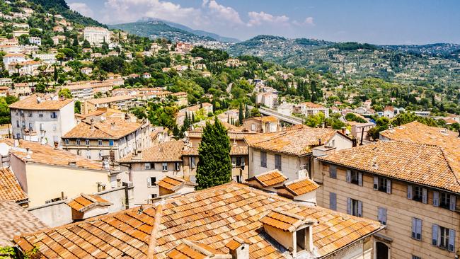 A view over the roofs of Grasse.