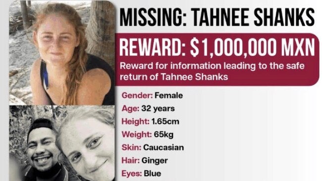 ‘In the deep end’: Family offers $1m reward in Mexico to find Tahnee