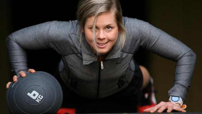 Women's AFL player Katie Brennan. Picture: Wayne Ludbey