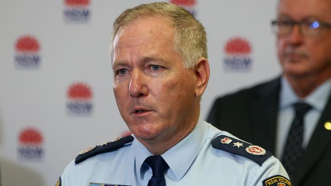 NSW Police Commissioner Mick Fuller says the app would be a good starting point. Picture: NCA NewsWire / Damian Shaw