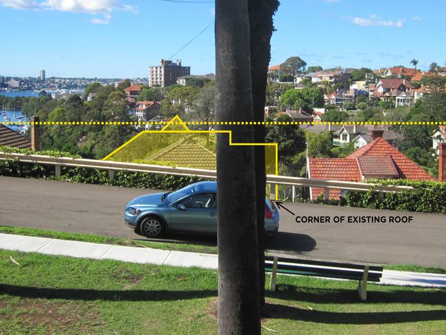 The approximate height of developer Modog’s plans for units in Boyle St, Mosman.