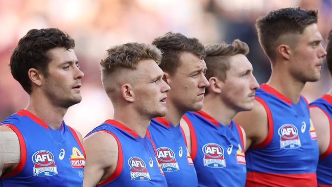 The entire Western Bulldogs squad has had at least their first jab. Picture: Paul Kane/Getty Images