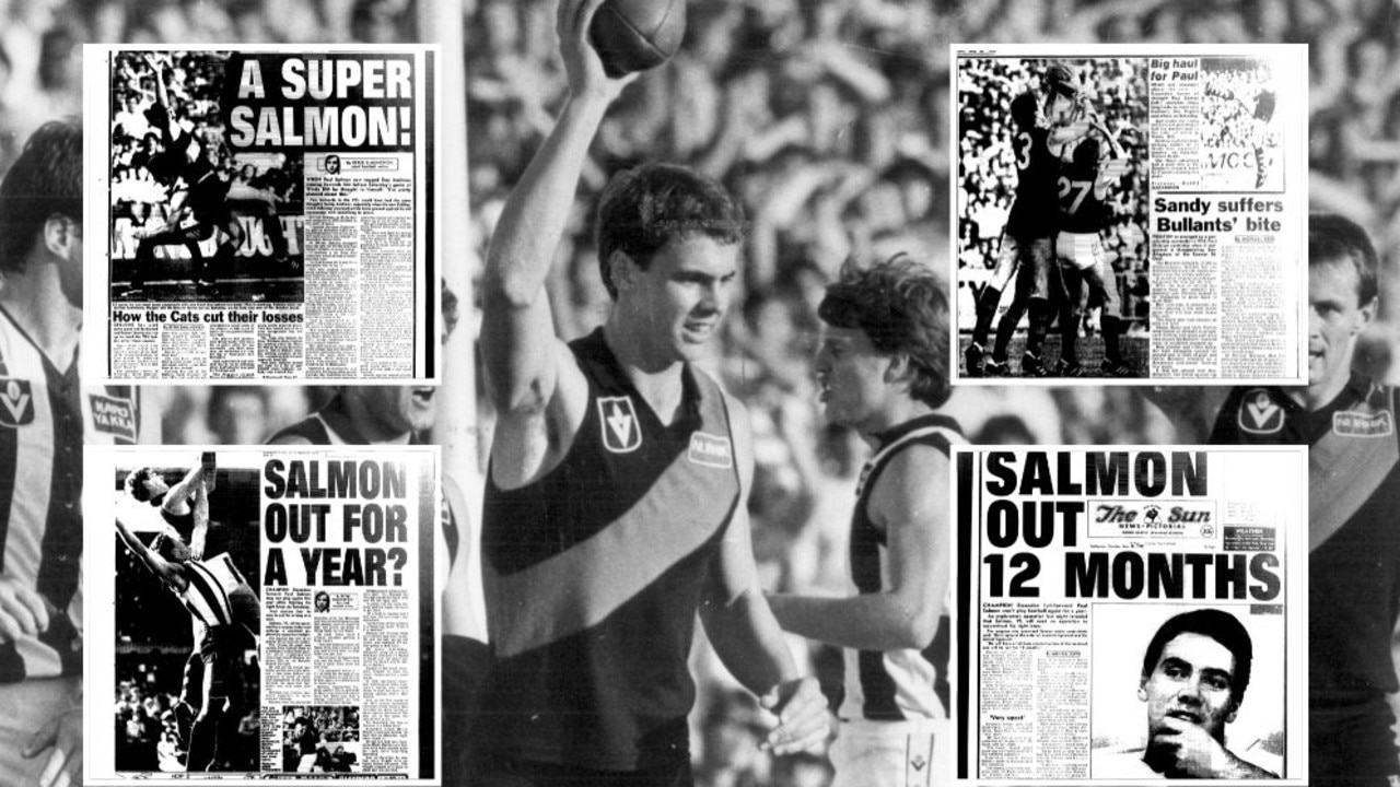 40 years ago the rise and fall of Paul Salmon was the biggest story in footy.