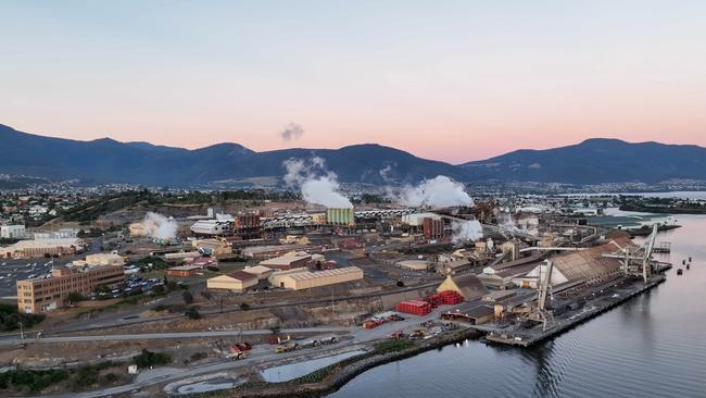 Nyrstar’s zinc works in Hobart.