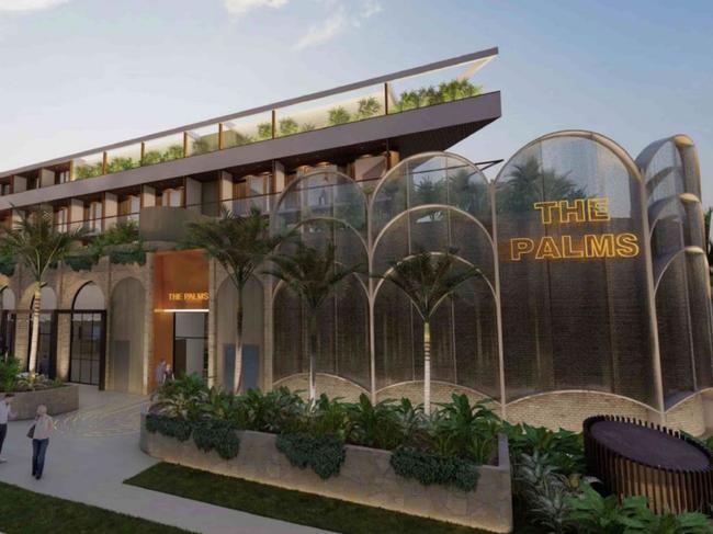 Artist impressions of the revamped The Palms pub.