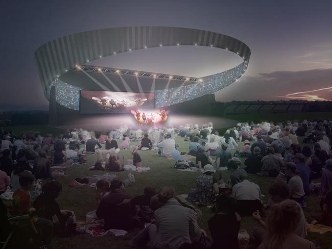 Mona’s proposed outdoor stage. Picture: SUPPLIED