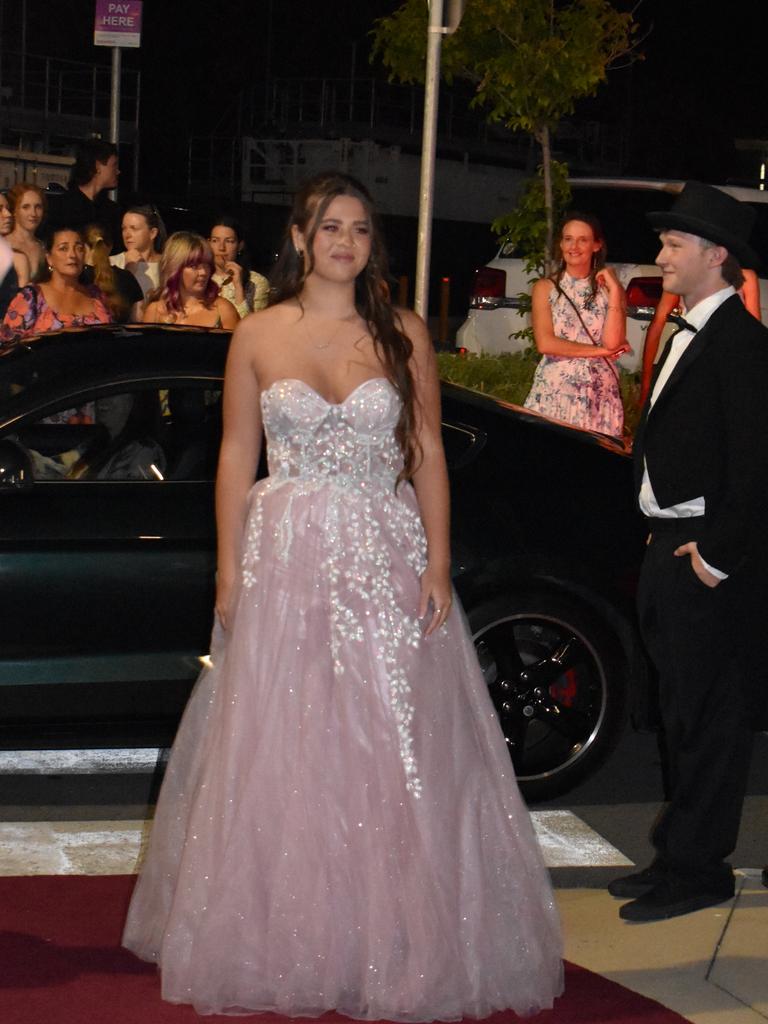 Summah Quinlan at the Proserpine State High School formal at Shute Harbour Marine Terminal on November 15, 2023. Photo: Zoe Devenport