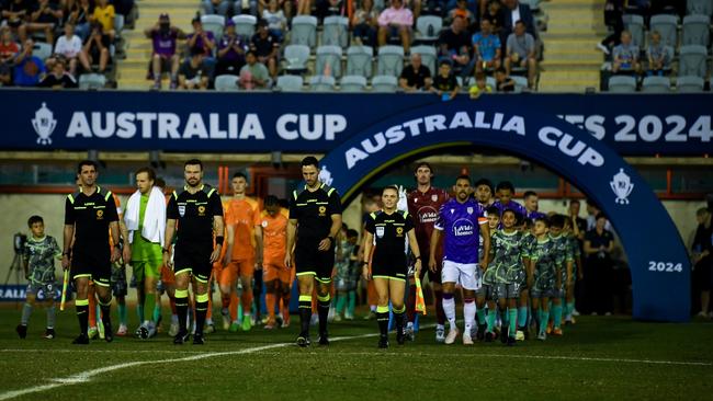 Darwin Football Stadium will again host the Australia Cup playoffs this year. Picture: Mark Brake/Getty Images