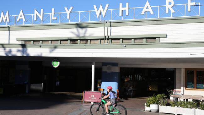 The owners of Manly Wharf are hoping to attract another newsagency to take up the empty lease. Picture: John Grainger