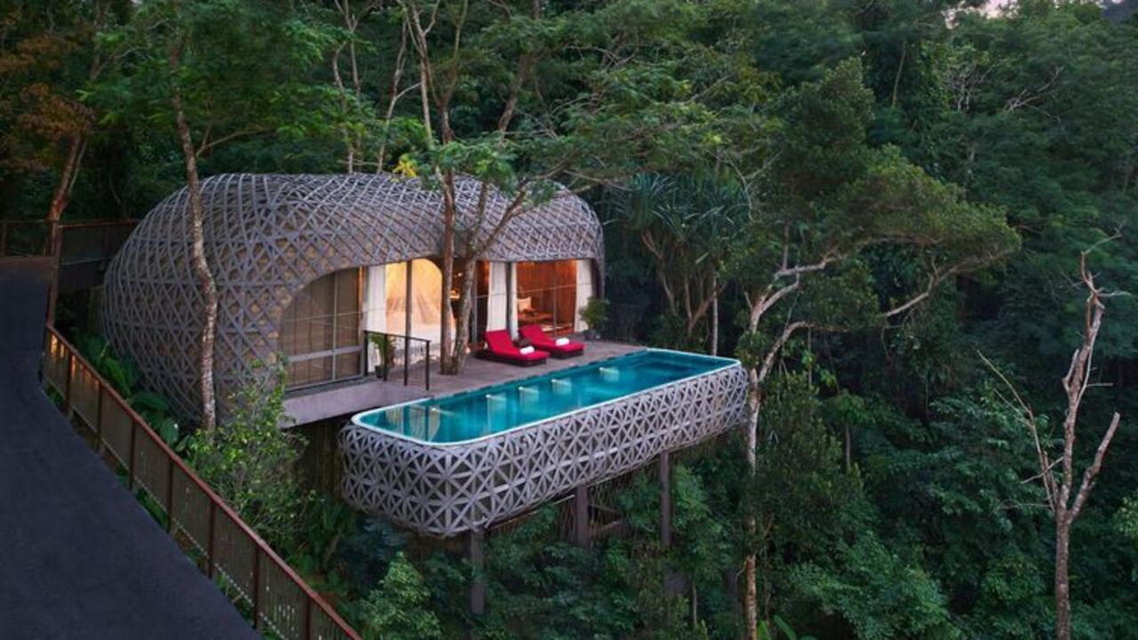 Keemala treehouse hotel, in Thailand. Picture: Supplied