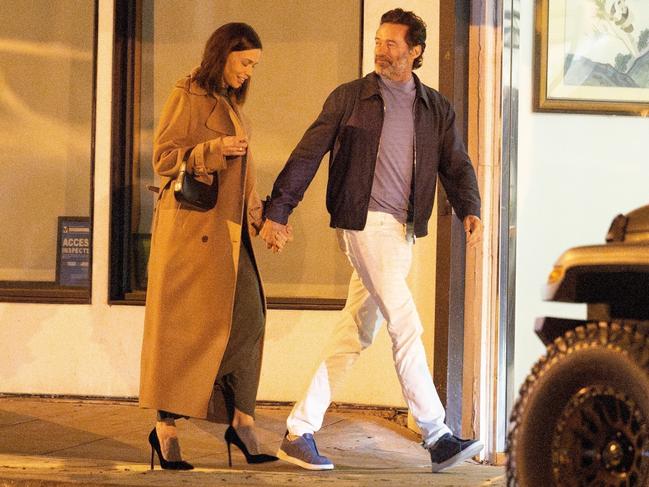 Hugh Jackman and Sutton Foster. Picture: BACKGRID