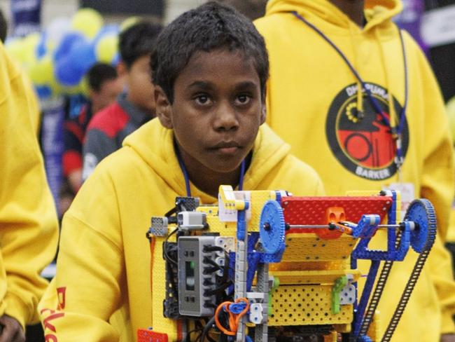 The Dhupuma Barker School Djirikitj Firebirds placed 40 in their division of 80 schools at the 2023 VEX Robotics World Championships in Texas.