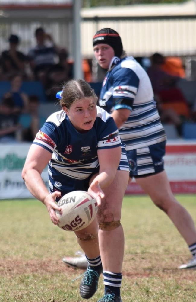 Rockhampton Brothers' Jasmine Walters helped her side to premiership glory.