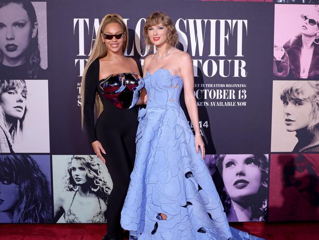 Beyonce was on hand to support Swift at her own concert premiere last month. Picture: John Shearer/Getty Images