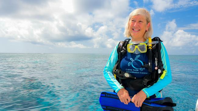 Cairns Turtle Rehabilitation Centre founder Jennie Gilbert. Picture: Supplied.