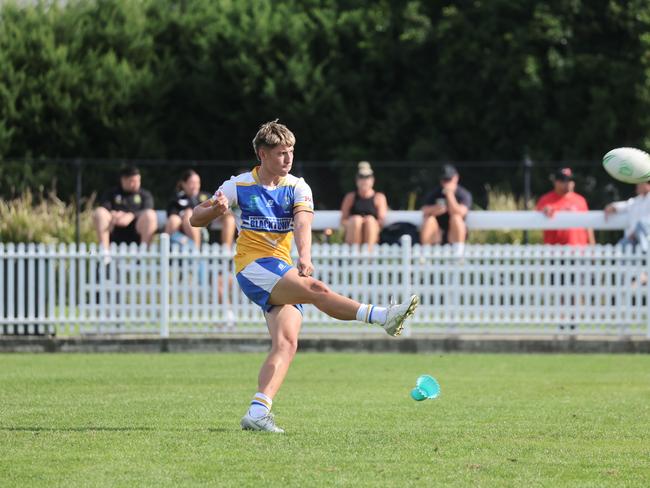 Pictured is The Peter Mulholland Cup at Ringrose Park, Wentworthville today. Patrician Brothers Blacktown v Matraville SHS. Picture: Tim Hunter.