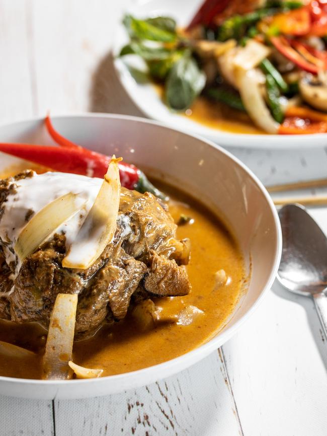 Lamb Shank Massaman curry. Picture: Milad Khatib