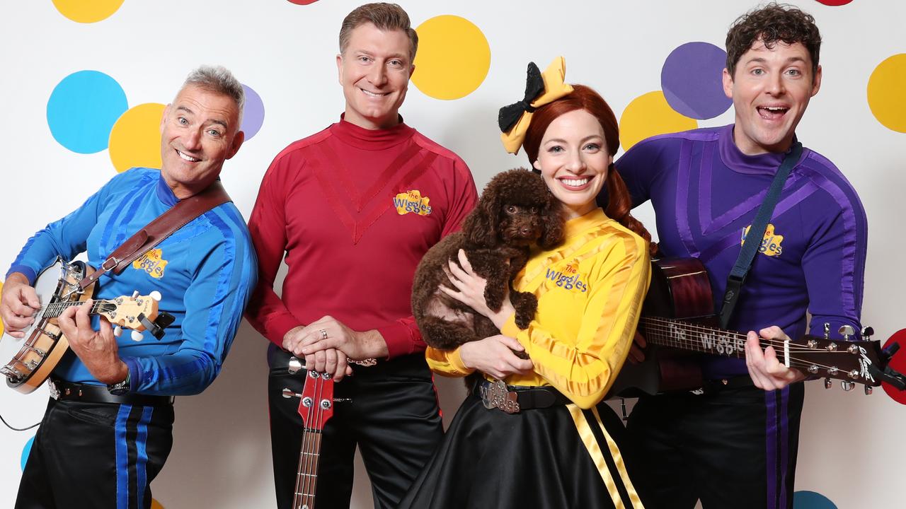 Anthony Field (left) shocked fans when he admitted to miming during Wiggles concerts. Picture: Richard Dobson