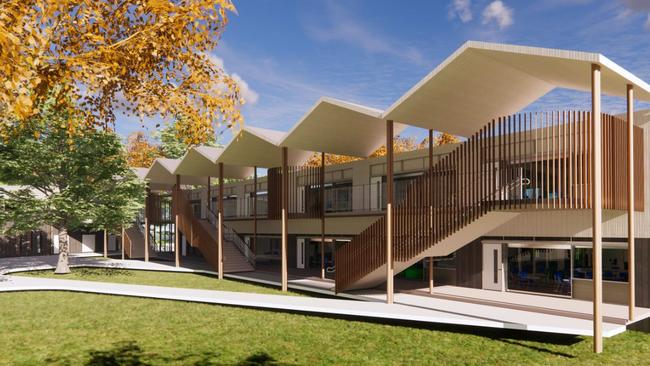 An artist's impression of the proposed new "flexible learning spaces" at Narrabeen North Public School. Picture: School Infrastructure NSW