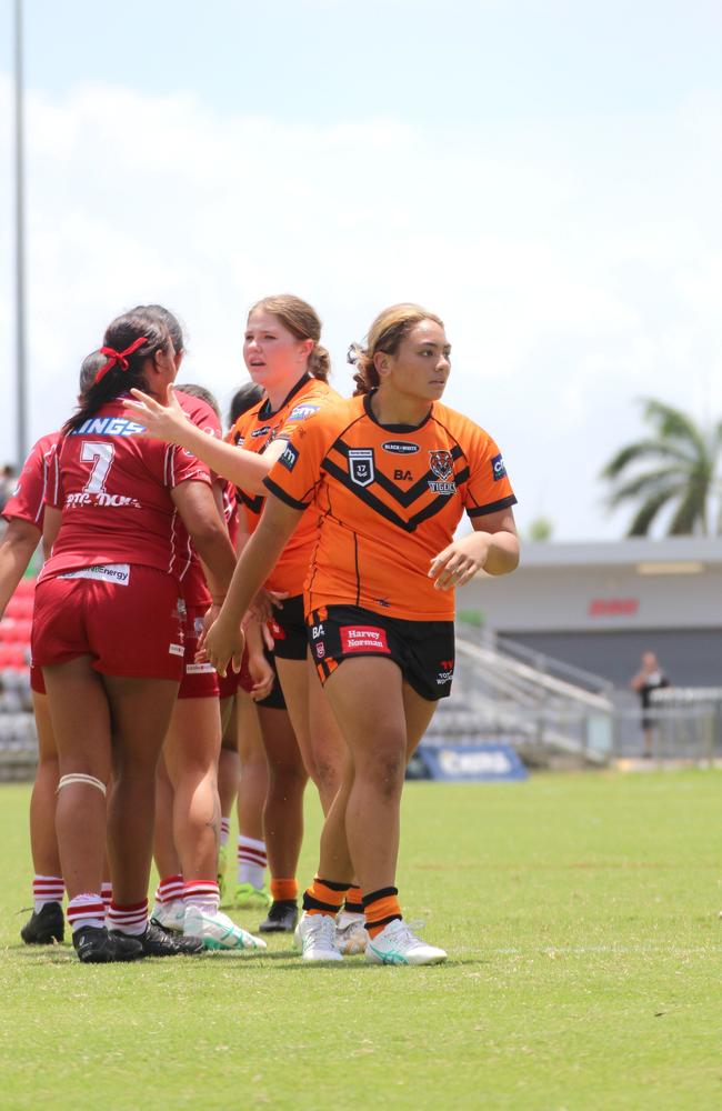 Riley-Jay Henry-Purcell. Harvey Norman under-17s action between the Tigers and Dolphins, Sunday, February 11, 2024.