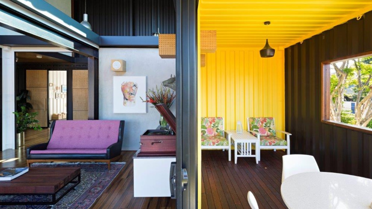 Bright colours and different textures contrasted well to bring warmth. Picture: Grand Designs Australia / Foxtel.