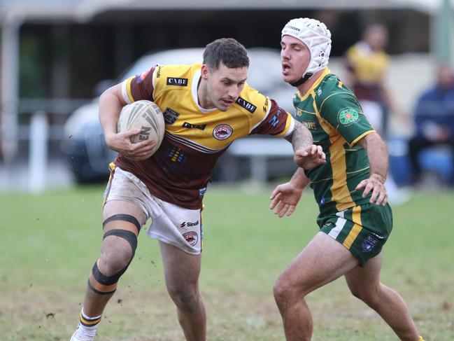 Corey Simpson in action against Windsor last season. Picture: Warren Gannon Photography