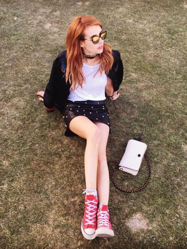 Coachella 2016 on social media... Emma Roberts. Picture: Instagram