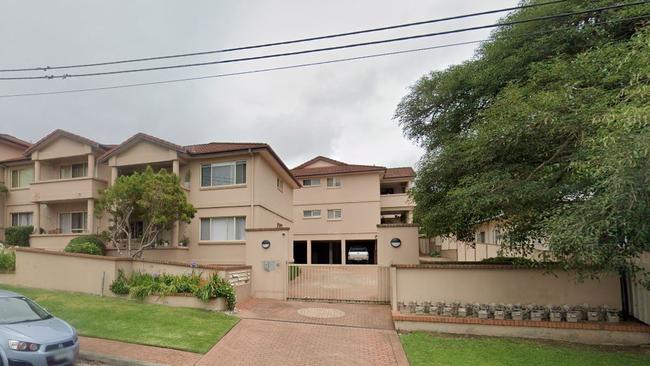 The unit block on Junction Rd, Terrigal. The teacher no longer lives there. Picture: Google