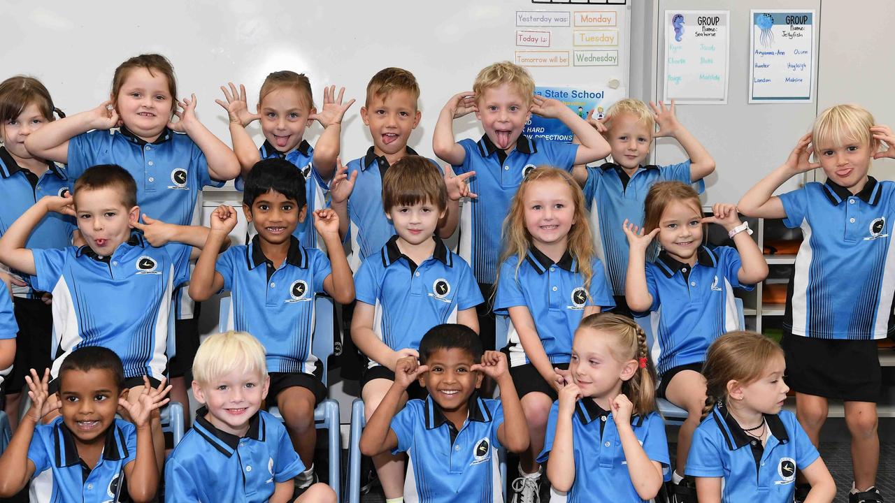 MY FIRST YEAR: Avoca State School Prep Dolphins. Picture: Patrick Woods.