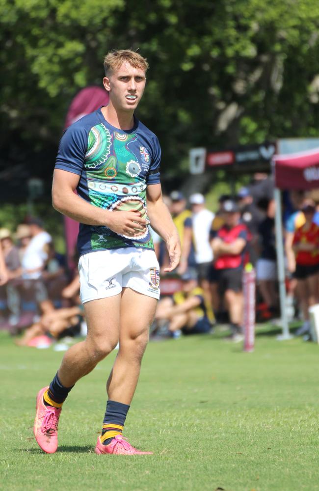 Ballymore Cup rugby action at the Albany Creek Brumbies Junior Rugby Union Club on Friday, April 12, 2024.