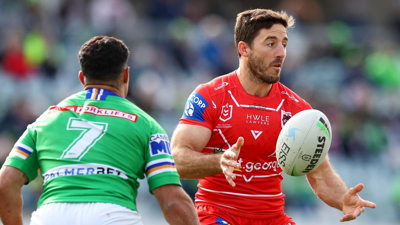 Ben Hunt is keen to extend his stay at the Dragons. Picture: Mark Nolan/Getty Images