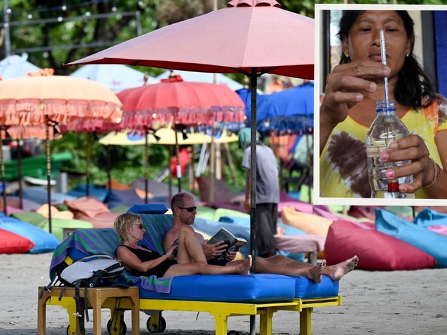 High-end resorts and restaurants in Bali are relaxing rules on alcohol consumption to ensure tourists do not fall victim to a sinister new wave of drink-spiking. 