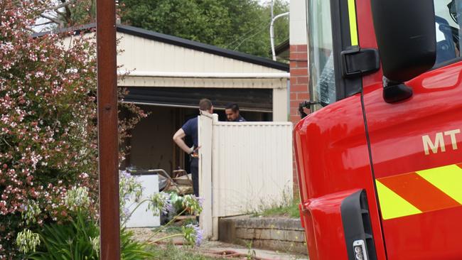 A fire caused by an electrical fault has lead to the discovery of a cannabis crop at a home on the corner of Creek St and O'Connor Dr in Mount Gambier. Picture: Jessica Ball