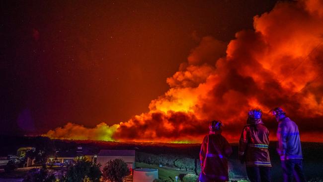 The scene has been apocalyptic. Picture: Supplied/DFES incident photographer Sean Blocksidge