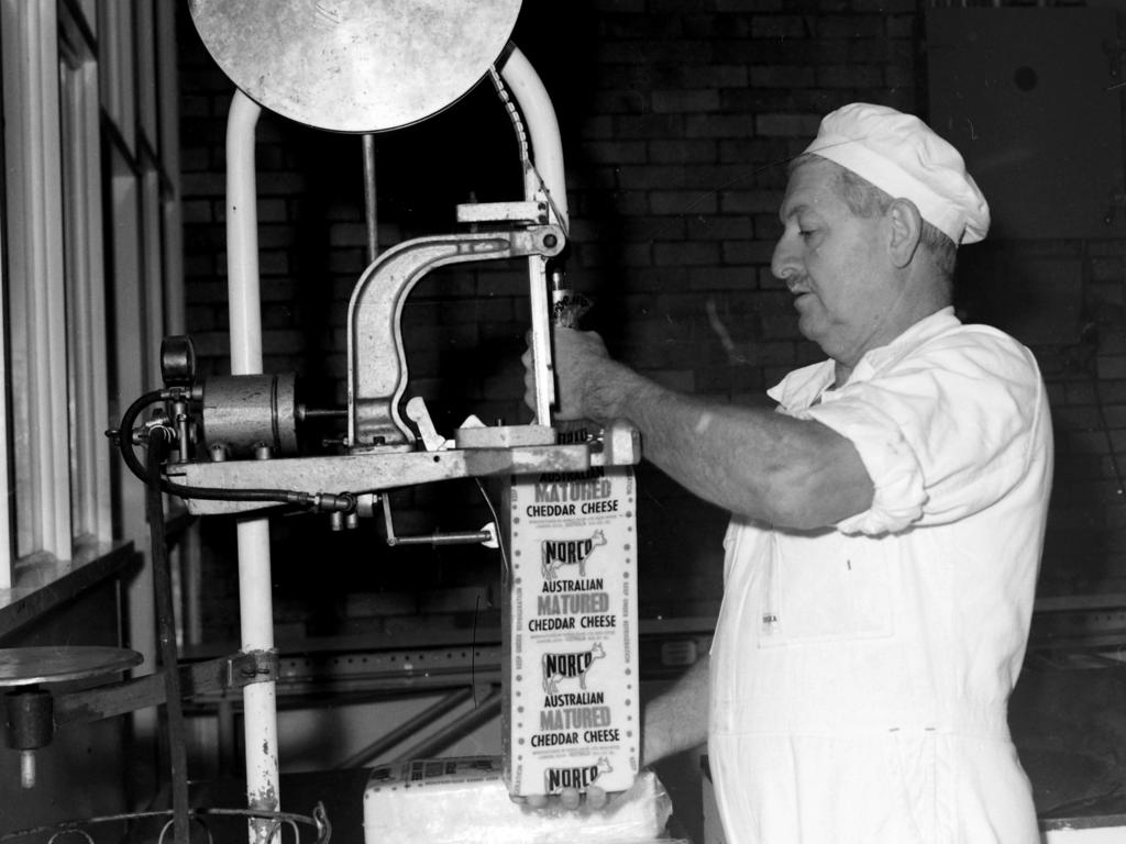 Norco cheese production, South Lismore, circa 1963. Photo The Northern Star Archives