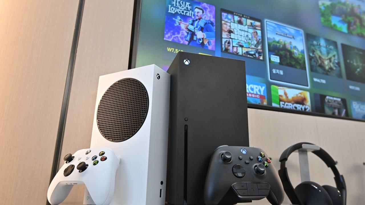 The Xbox Series S and Series X have been wildly successful for Microsoft, in part due to Game Pass, a subscription service that offers hundreds of games. Picture: AFP/Jung Yeon-je