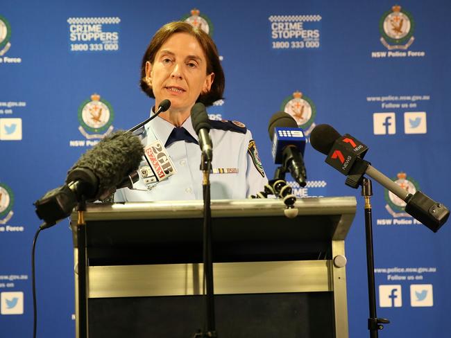 NSW Police Deputy Commissioner Cath Burn said police believe the attack was inspired by ISIS. Picture: Stephen Cooper